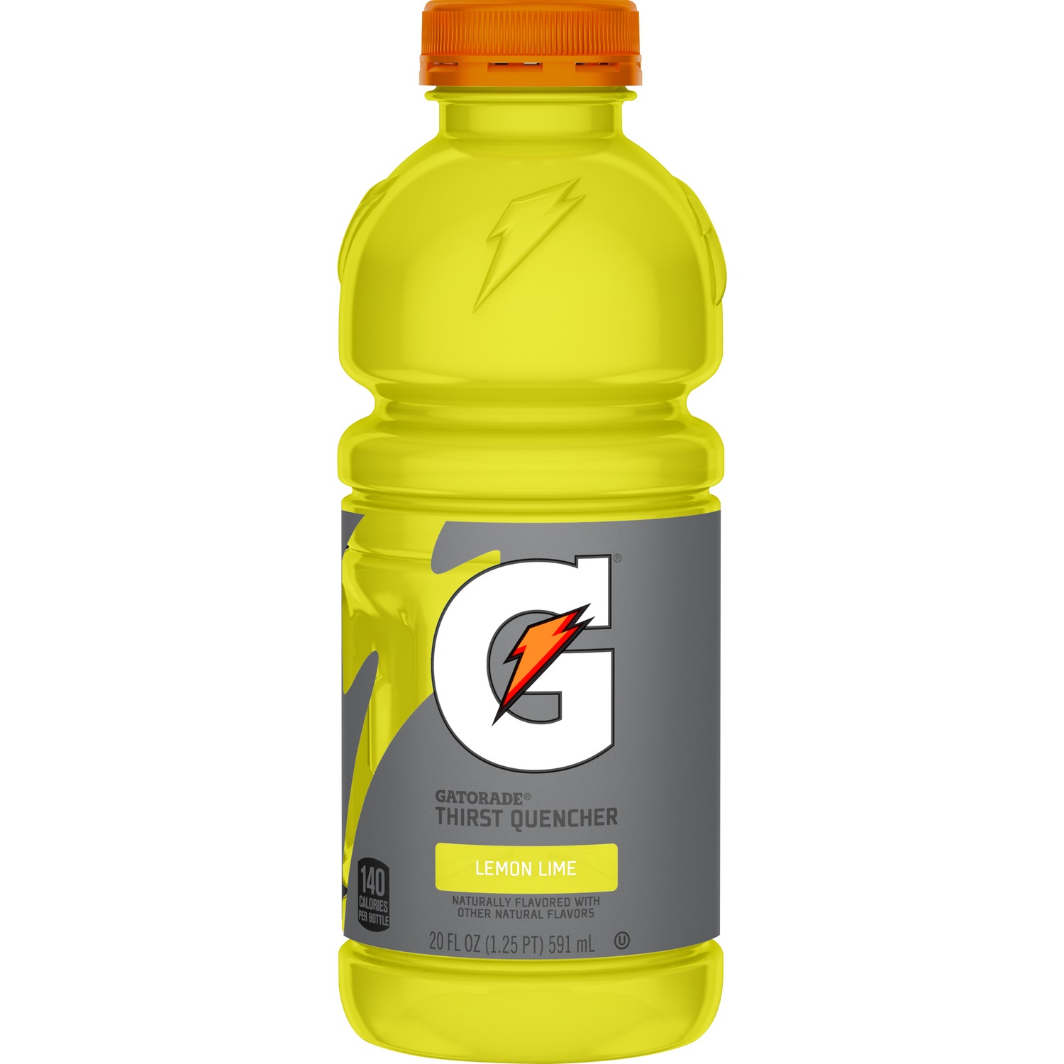 GATORADE,LEMON-LIME, WIDE MOUTH, READY TO DRINK, 20OZ 24/CS - Ready To Drink